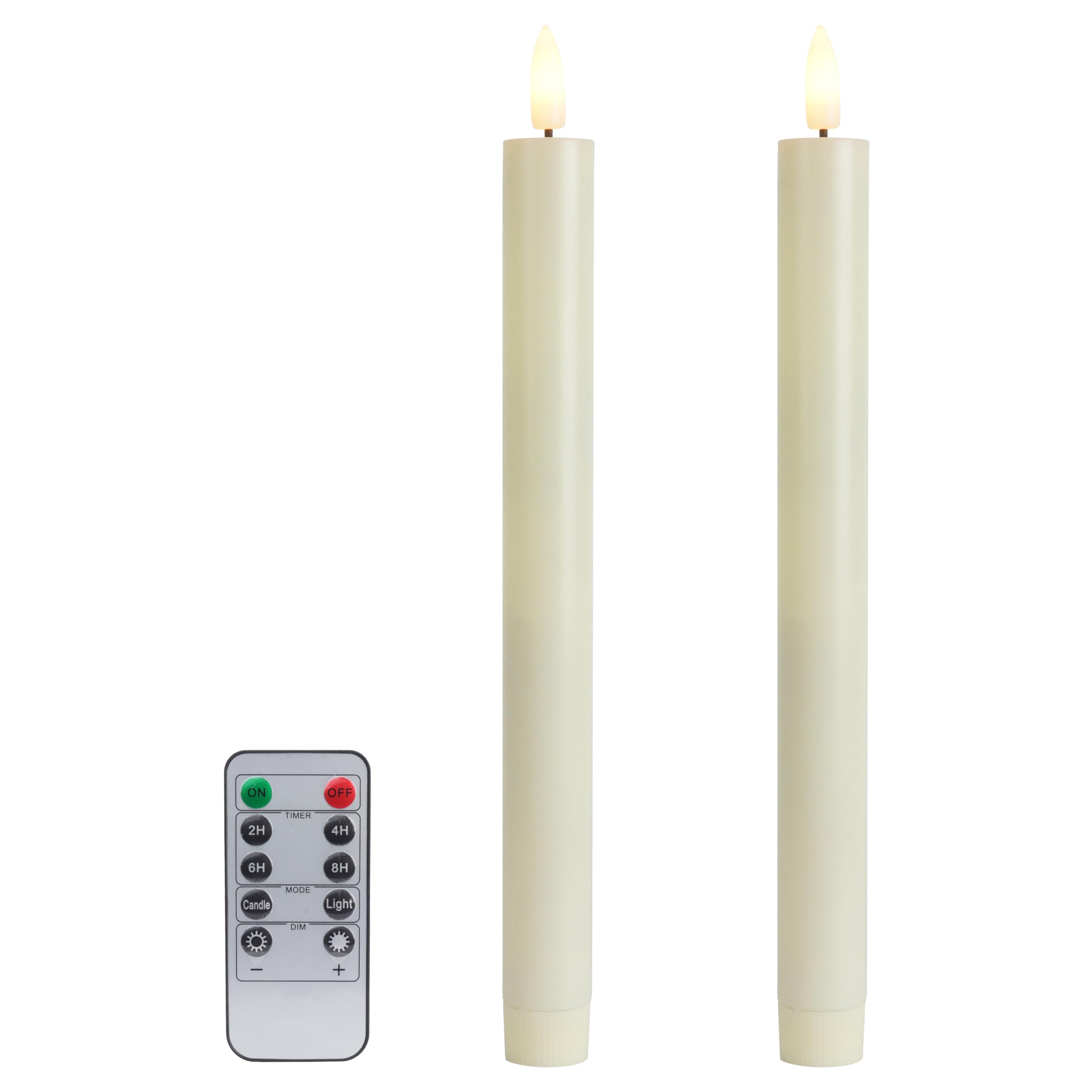 Amazon.co.jp : KOYOKOMA LED ろうそく 2本 リモコン セット 火